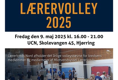 A3 Plakat Laerervolley 5 Maj 2025 Hjoerring